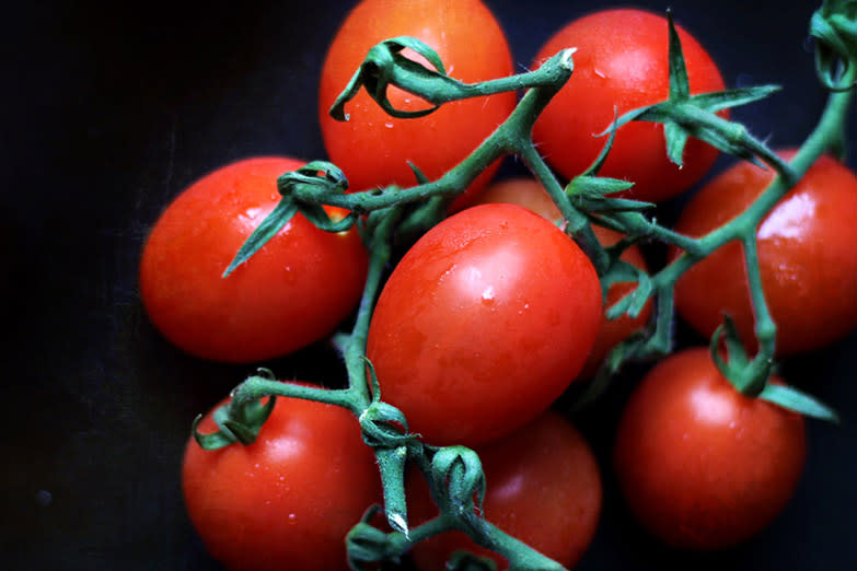 Cherry tomatoes tend to be sweeter than the larger tomatoes.