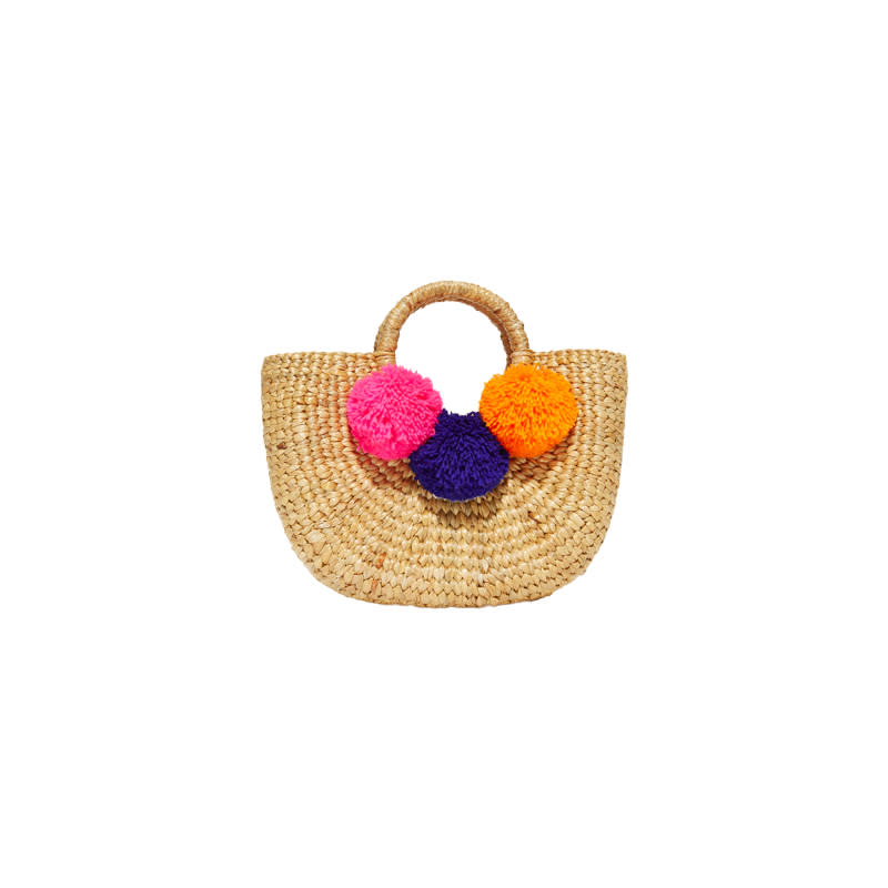 <a rel="nofollow noopener" href="https://click.linksynergy.com/deeplink?id=30KlfRmrMDo&mid=42352&murl=https%3A%2F%2Fwww.shopbop.com%2Fbasket-mini-pom-bag-jadetribe%2Fvp%2Fv%3D1%2F1598149579.htm%3FfolderID%3D8418%26fm%3Dother-viewall%26os%3Dfalse%26colorId%3D79336" target="_blank" data-ylk="slk:Basket Mini Pom Bag, Jadetribe, $115;elm:context_link;itc:0;sec:content-canvas" class="link ">Basket Mini Pom Bag, Jadetribe, $115</a>