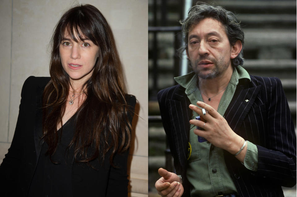 Charlotte Gainsbourg and Serge Gainsbourg