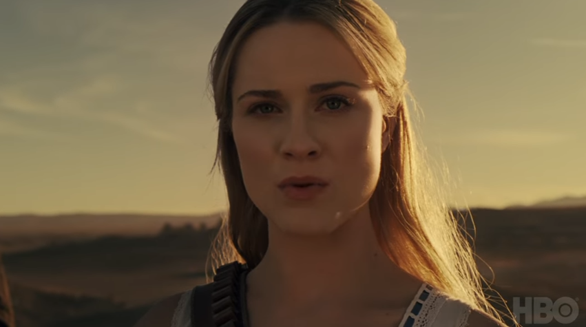 Evan Rachel Wood as Delores in Westworld (HBO)
