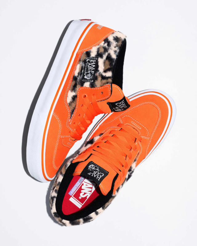 Supreme Brings Leopard Print Faux Fur to the Vans Half Cab and Old