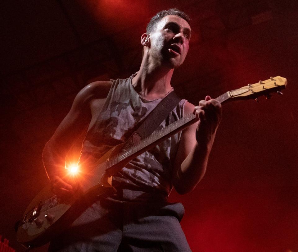 Jack Antonoff of Bleachers performs during the second day of Bonnaroo on Friday, June 17, 2022, in Manchester, Tenn. 