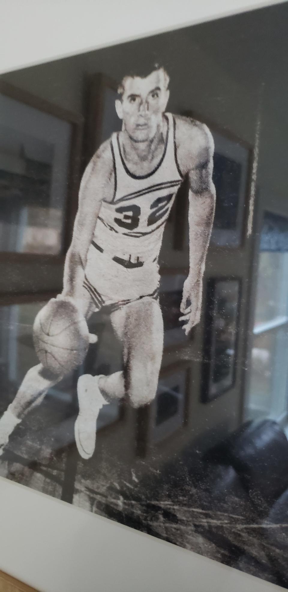 Former Courier Journal Metro Columnist Bob Hill when he was a svelte college player for Rice University in the early 1960s.