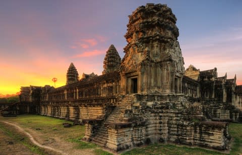 Sunrise at Angkor Wat - Credit: Getty