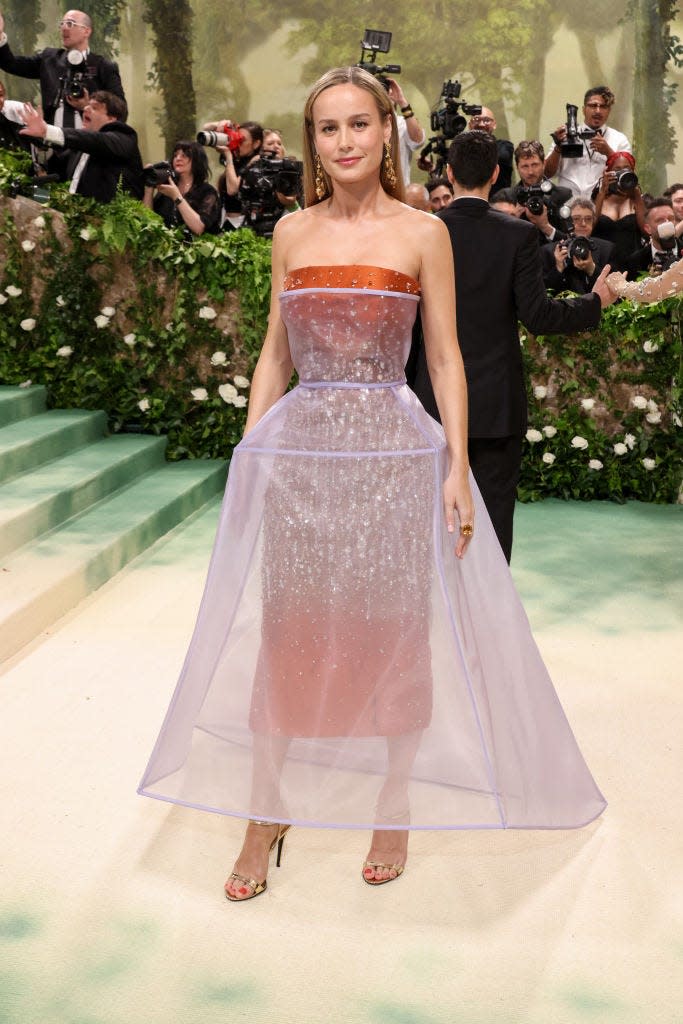 Brie Larson attends the 2024 Met Gala