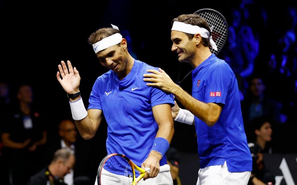Federer signed off alongside his oldest rival - REUTERS