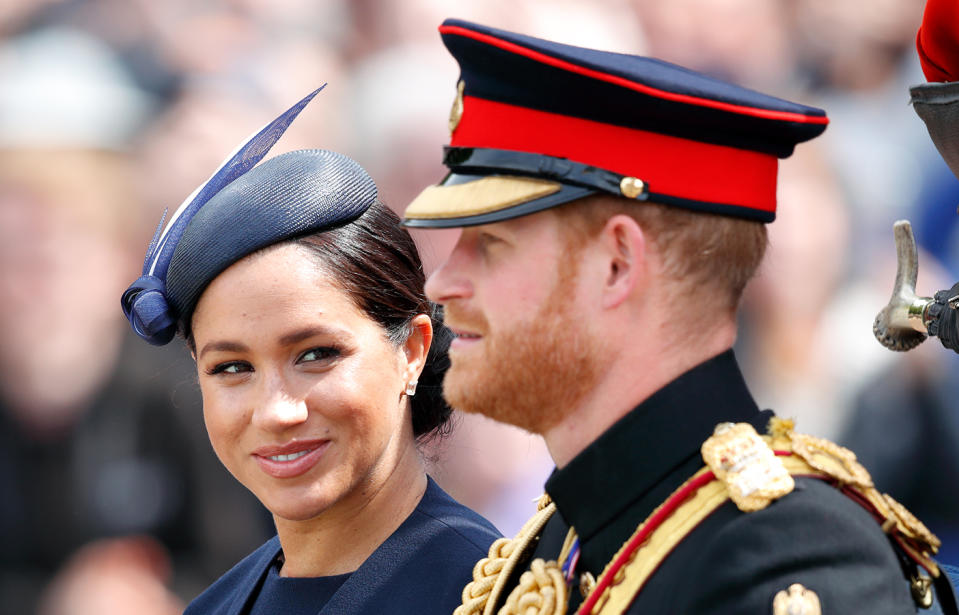 Prince Harry and Meghan Markle make their first public appearance since revealing their son, Archie, to the world.