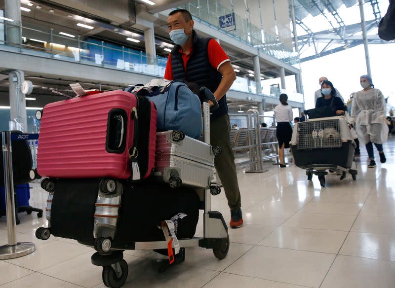 FILE PHOTO: Thailand welcomes tourists on first day of reopening