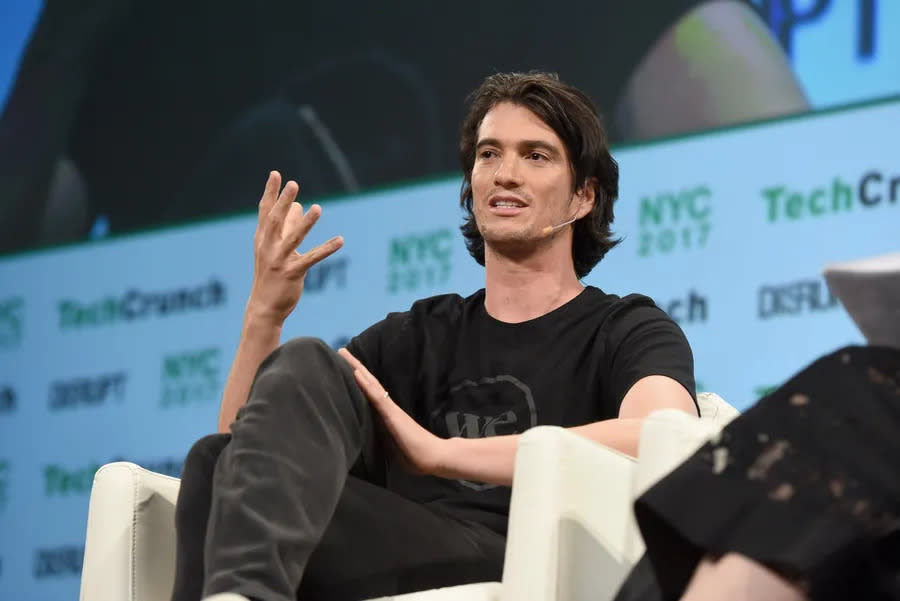 wework_Adam Neumann_34679798305_dcce370aa8_k.jpg 圖/TechCrunch via flickr