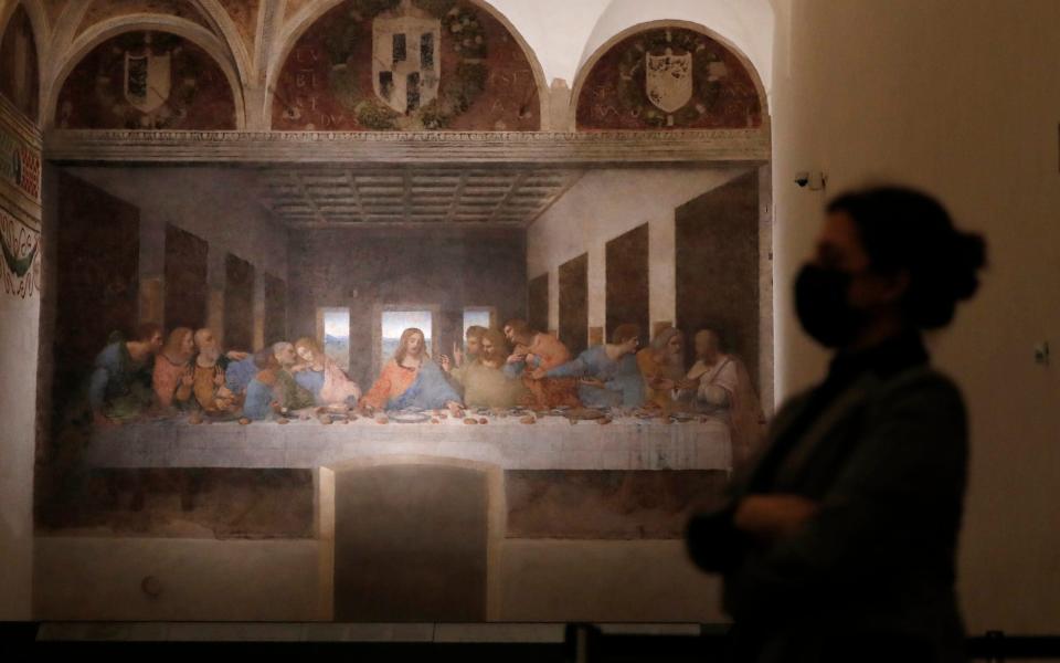 'The Last Supper' has reopened to the public as Italy gradually eases its coronavirus rules - Antonio Calanni/AP Photo