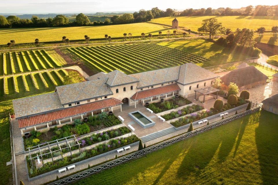 Villa Ventorum is The Newt’s recreation of a full-size Roman villa and garden in Somerset (The Newt in Somerset)