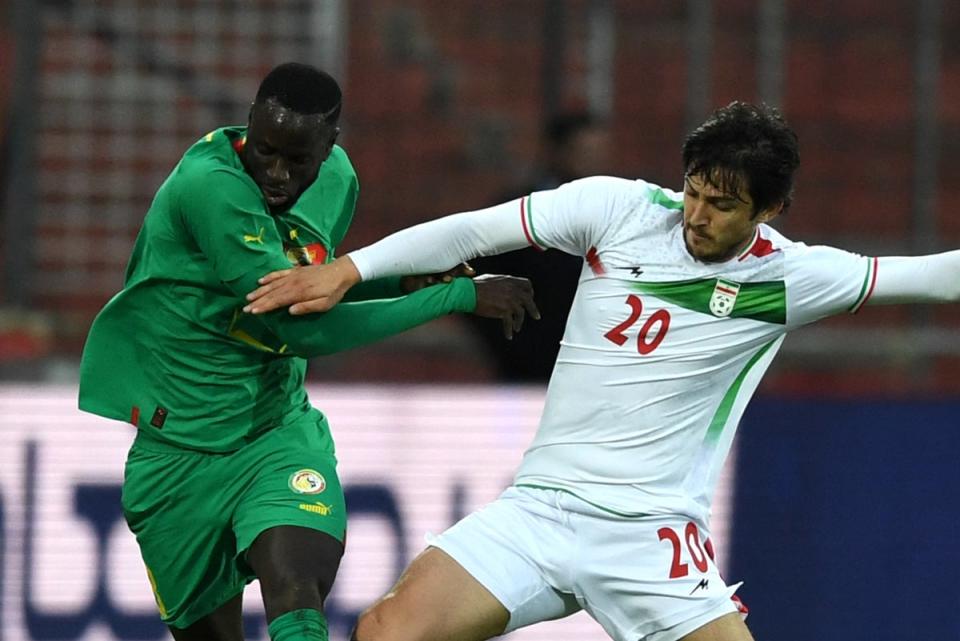 Bayer Leverkusen winger Sardar Azmoun will be looking to shine for his country (AFP via Getty Images)