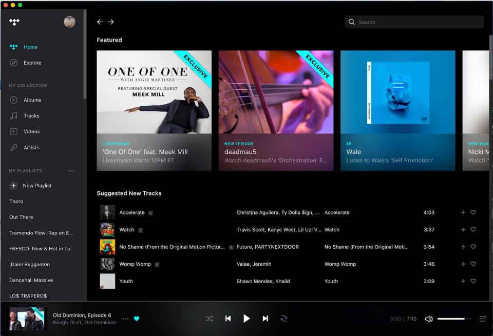 Tidal's desktop music app has never been a particularly strong selling point