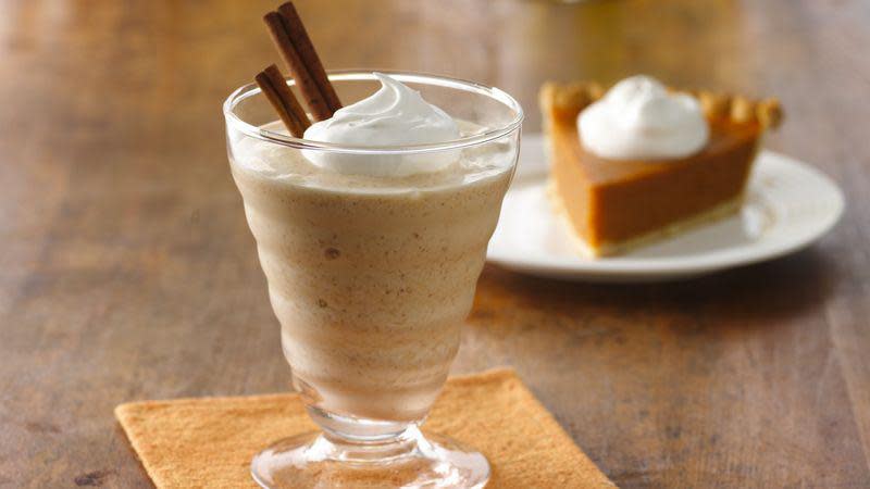 <p>This isn’t just a simple vanilla milkshake. This brandy pumpkin pie shake blends together chunks of pumpkin pie, including pumpkin pie spice or ground cinnamon, followed by notes of brandy. It uses just a splash of dairy, making it one of <a href="https://www.thedailymeal.com/cook/recipes-finish-gallon-milk-0?referrer=yahoo&category=beauty_food&include_utm=1&utm_medium=referral&utm_source=yahoo&utm_campaign=feed" rel="nofollow noopener" target="_blank" data-ylk="slk:the best ways to finish off a gallon of milk;elm:context_link;itc:0;sec:content-canvas" class="link ">the best ways to finish off a gallon of milk</a>.</p> <p><a href="https://www.thedailymeal.com/recipe/brandy-pumpkin-pie-milkshake?referrer=yahoo&category=beauty_food&include_utm=1&utm_medium=referral&utm_source=yahoo&utm_campaign=feed" rel="nofollow noopener" target="_blank" data-ylk="slk:For the Brandy Pumpkin Pie Milkshakes recipe, click here.;elm:context_link;itc:0;sec:content-canvas" class="link ">For the Brandy Pumpkin Pie Milkshakes recipe, click here.</a></p>