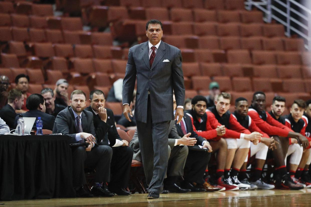 Reggie Theus was fired by Cal State Northridge on Wednesday, but not before he the also-fired athletic director Brandon Martin reportedly got into an altercation. (AP Photo)