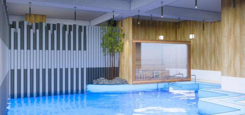 Joya Onsen pool