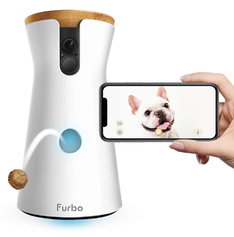 Furbo Dog Camera: Treat Tossing, Full HD Wifi Pet Camera and 2-Way Audio. (Photo: Amazon)