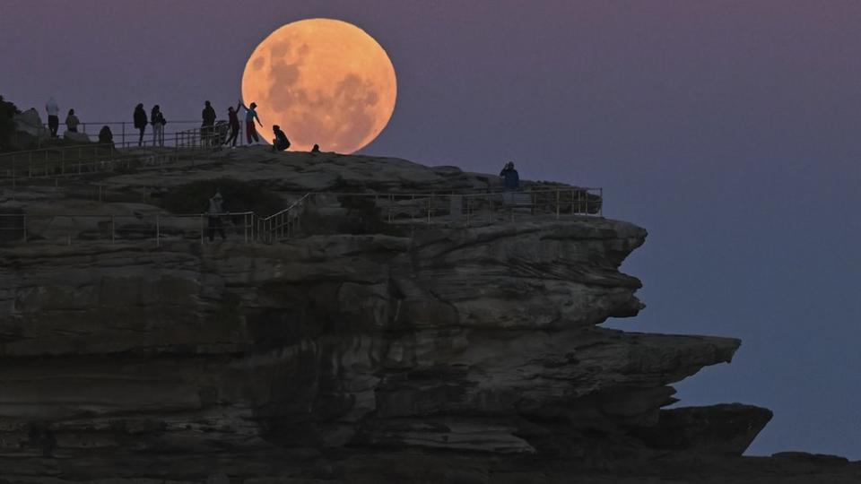 Superluna en Sídney, Australia