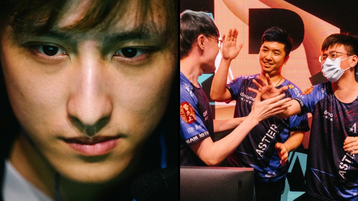 Ame and PSG.LGD's bid for that ever-elusive Aegis of Champions at The International 11 were ended by fellow Chinese powerhouse Team Aster in their showdown in the fourth round of the lower bracket. (Photos: Valve Software)