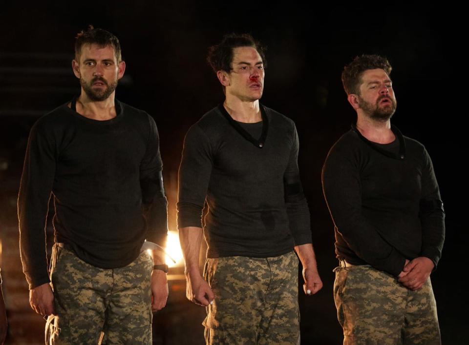 Nick Viall, Tom Sandoval and Jack Osbourne on Special Forces.