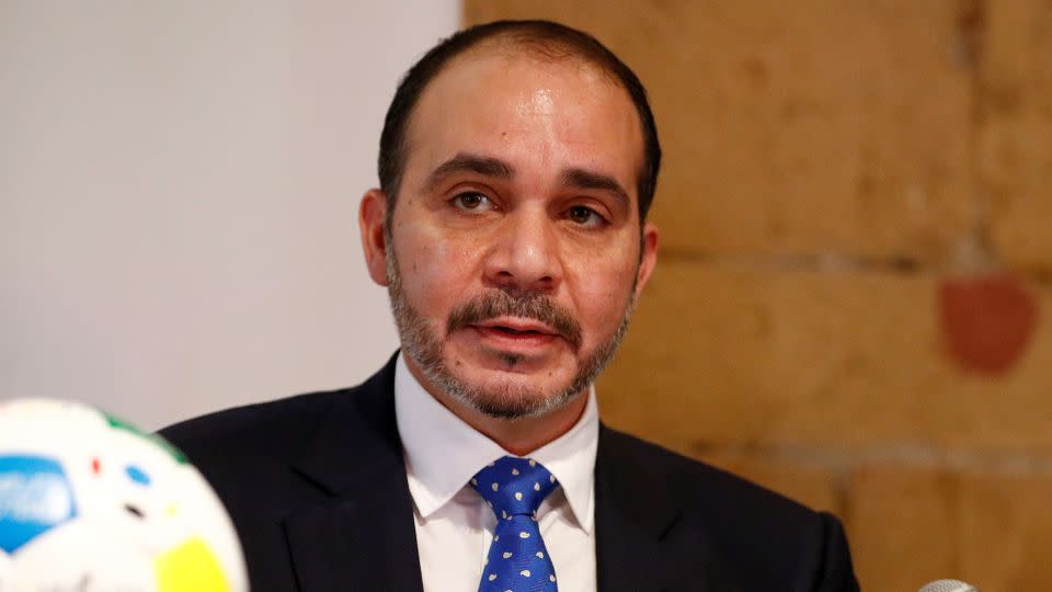 Jordan's Prince Ali Bin Al Hussein leads the 12-member West Asian Football Federations. - Emmanuel Foudrot/Reuters