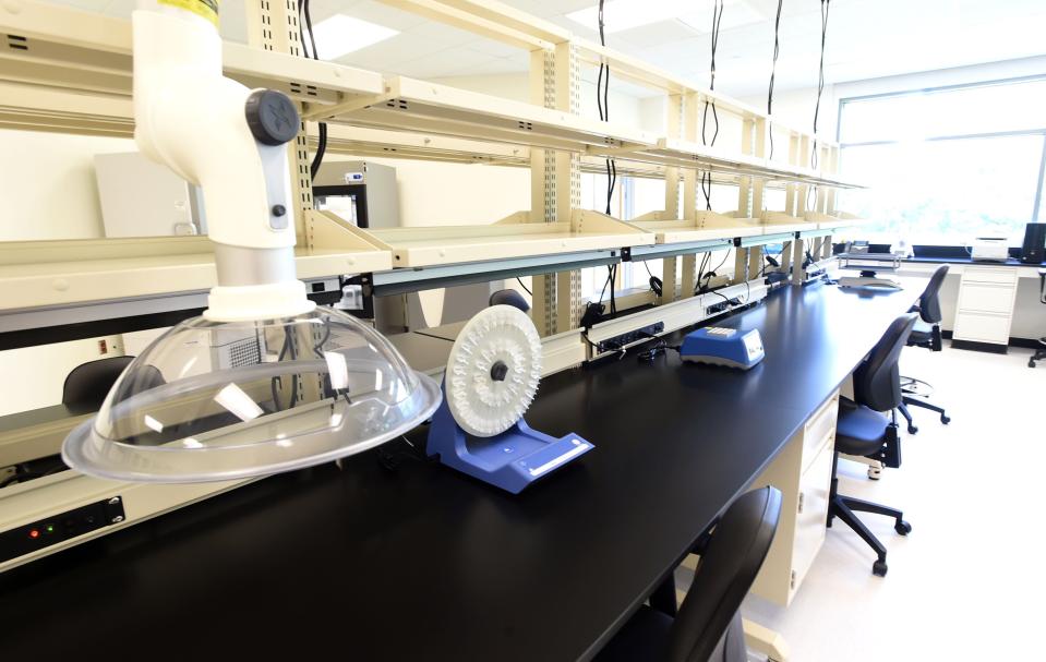 The new $750,000 biomedical translational research lab at Penn State Behrend's Advanced Manufacturing and Innovation Center is shown in this file photo, taken in June of 2021.