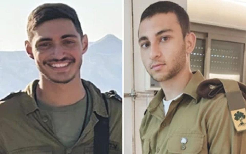 Sgt. Daniel Aviv Haim Sofer and Cpl. Tal Dror