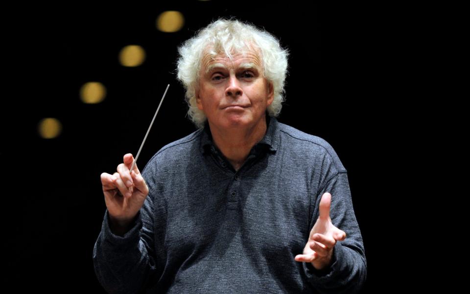  Sir Simon Rattle conducts the London Symphony Orchestra - Getty Images