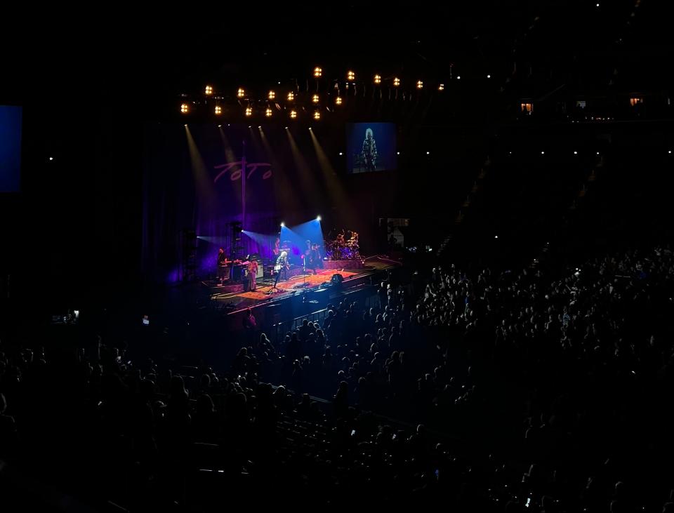 Special guests Toto perform prior to headliner Journey's set.