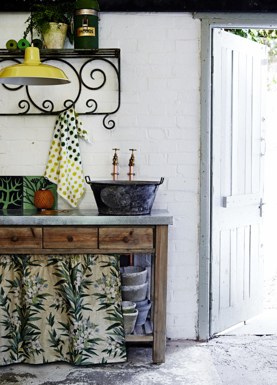 Take your French country kitchen outside