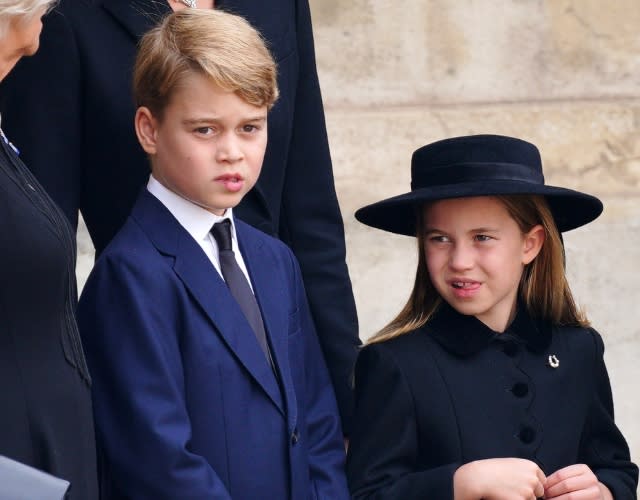 Princess Charlotte and Prince George. - Credit: Peter Byrne/PA Images via Getty Images.