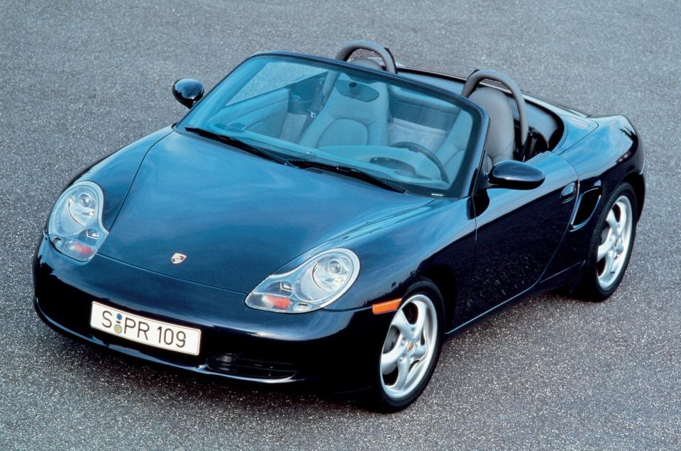 <p><span><span>Porsche faced tough times in the mid-1990s and the Boxster was its route out of the financial </span><strong><span>mire</span></strong><span>. It did this by tempting in new, younger buyers with the mid-engined roadster that had just enough performance to thrill without </span><strong><span>intimidating</span></strong><span> these customers. The plan worked, helped by the Boxster and new 996 generation of 911 sharing everything from the windscreen forward.</span></span></p><p><br><span><span>Demand for the Boxster was so great that from 1997 Porsche used a second factory in </span><strong><span>Finland</span></strong><span> run by Valmet.</span></span></p>