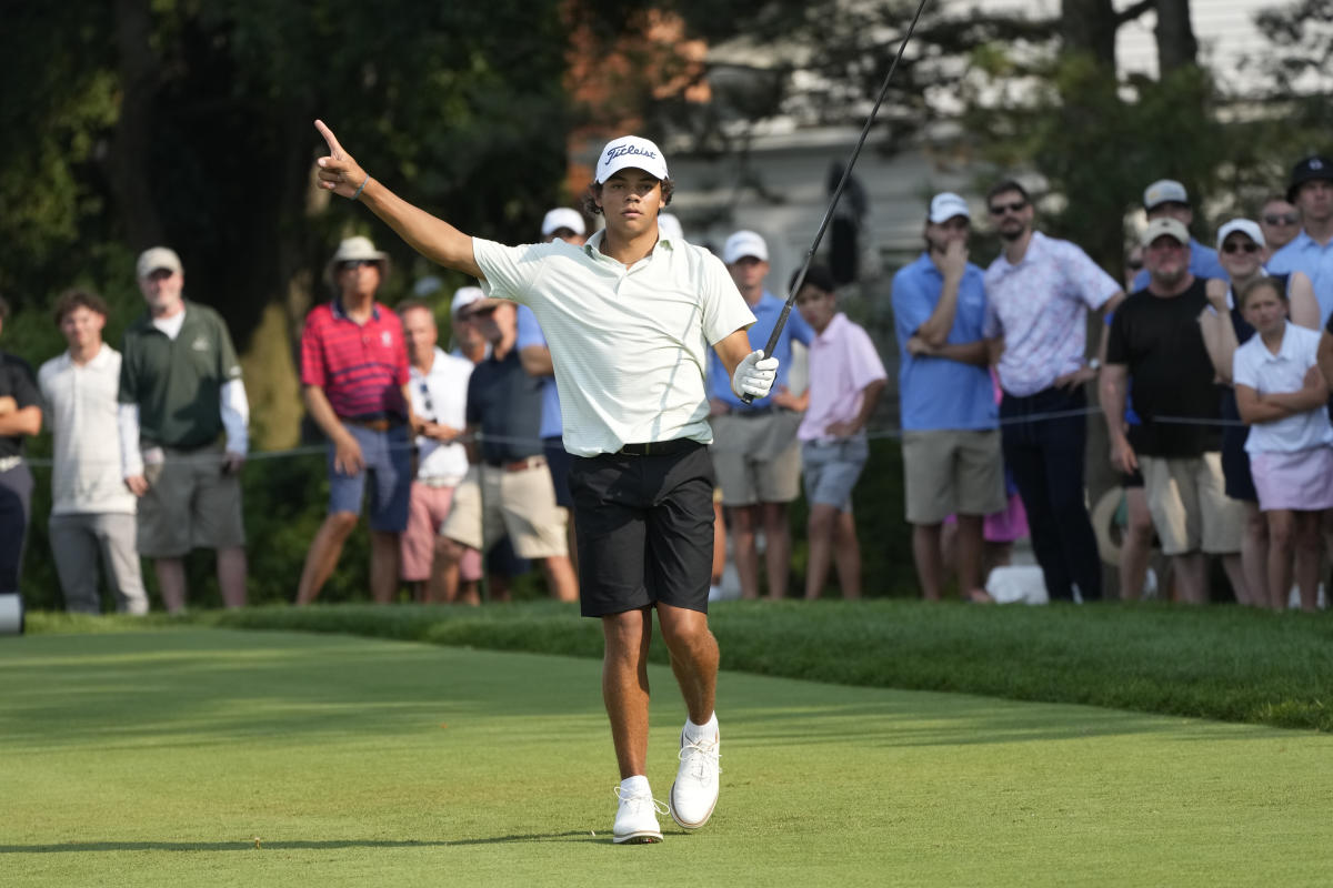 Tiger Woods' son, Charlie, misses cut at US Junior Amateur after