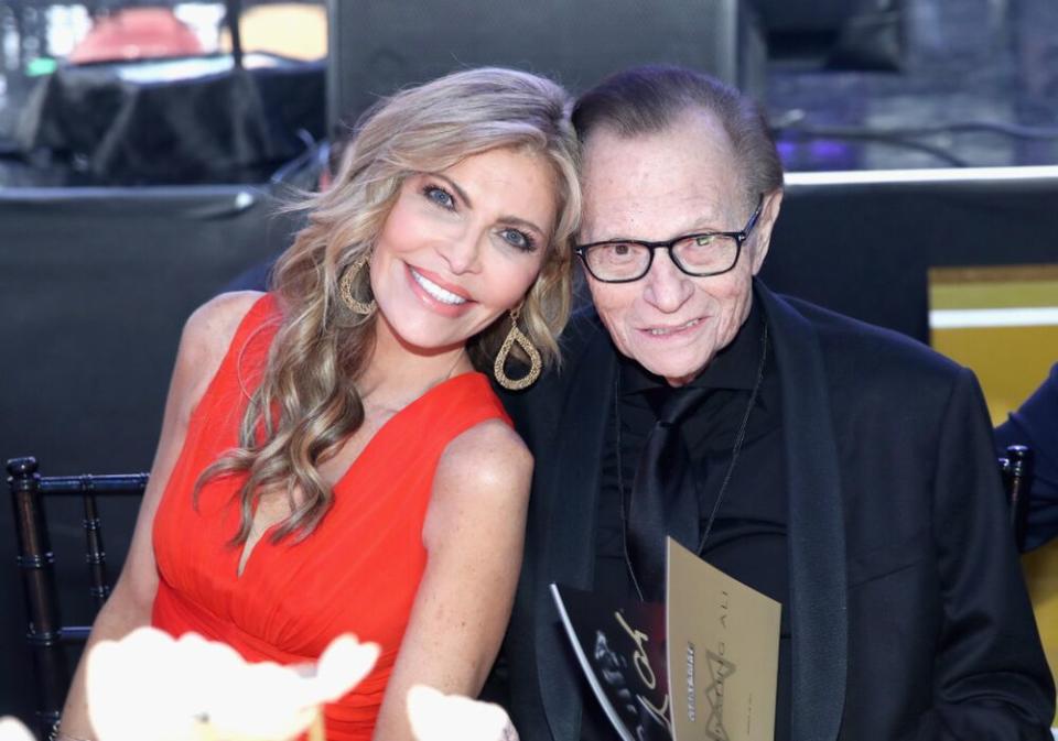 Shawn Southwick King and Larry King | Jonathan Leibson/Getty Images