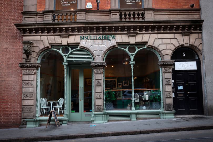 Biscuit & Brew in Victoria Street, Nottingham