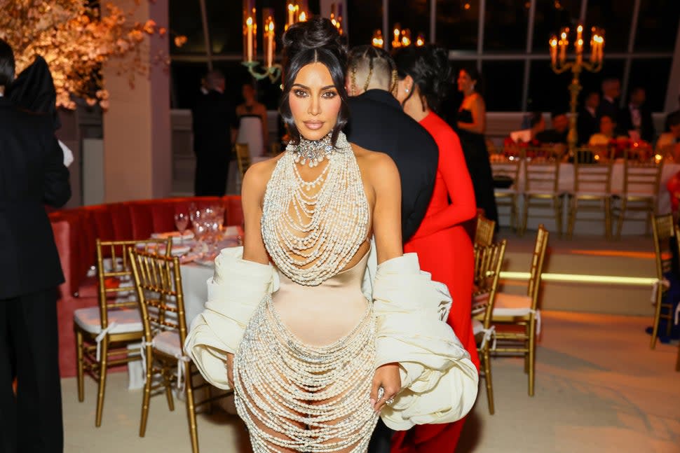 Kim Kardashian attends The 2023 Met Gala Celebrating 