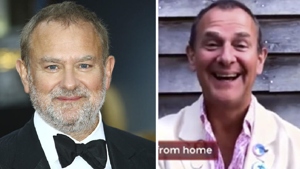 Hugh Bonneville before and after weight loss transformation in 2020 lockdown new look