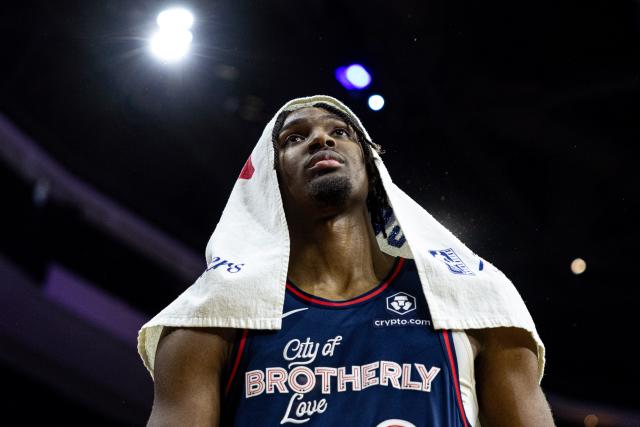 Sixers' Tyrese Maxey reveals he was drug tested after viral photos - Yahoo  Sports