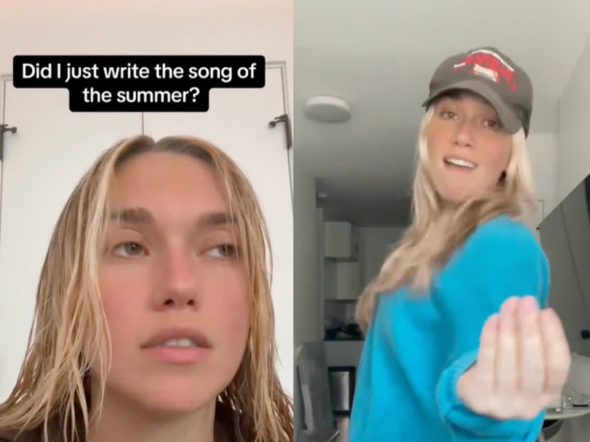 TikToker makes viral song about finding a finance man  (@girl_on_couch on TikTok)