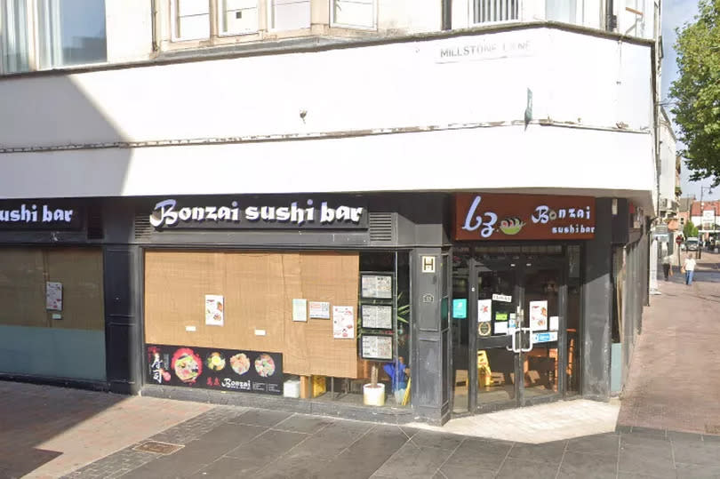 The sushi bar in Hotel Street doesn't look like much. But they make great food.