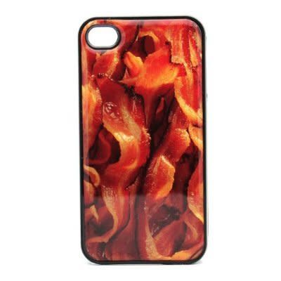 Just don't let anyone eat your iPhone.   <a href="http://www.amazon.com/BLACK-Snap-Case-iPhone-Plastic/dp/B008H0HSV4/ref=sr_1_57?ie=UTF8&qid=1354635636&sr=8-57&keywords=bacon">Amazon.com</a>, <strong>$19.99</strong>