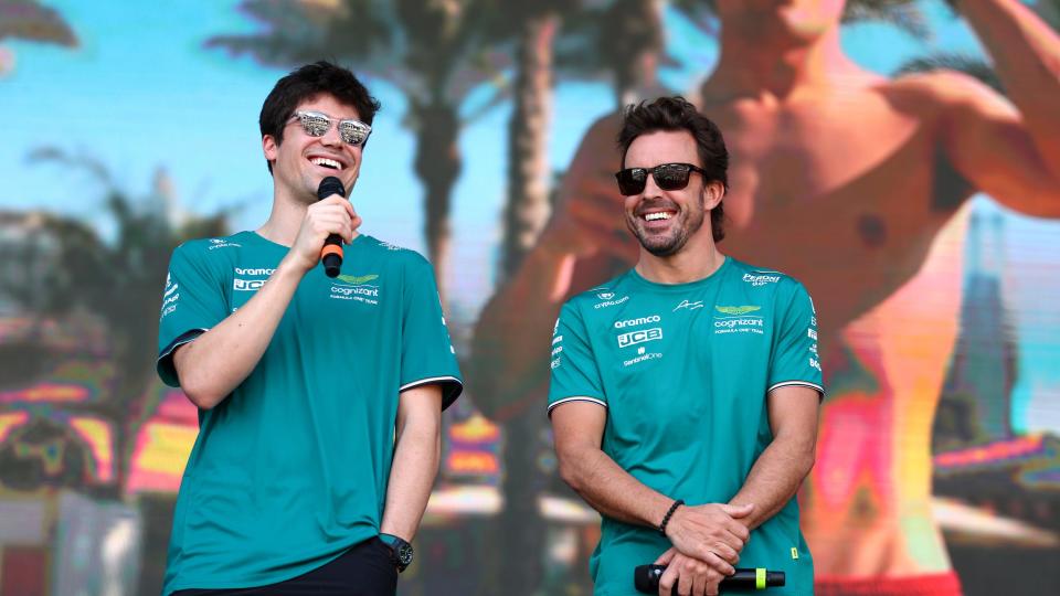 Fernando Alonso and Lance Stroll