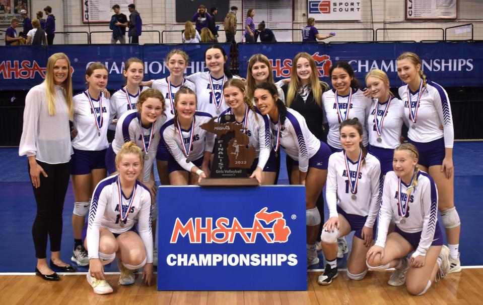 The Athens Lady Indians took runner-up honors in the Division 4 Volleyball State Tournament, securing their first runner-up status in school history.