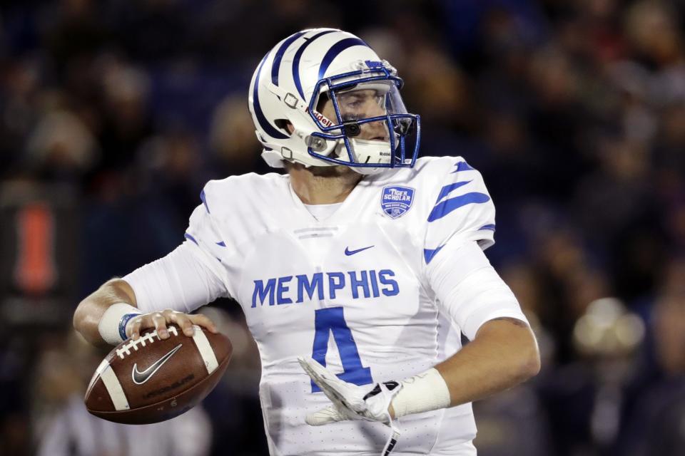 Memphis QB Riley Ferguson. (AP)