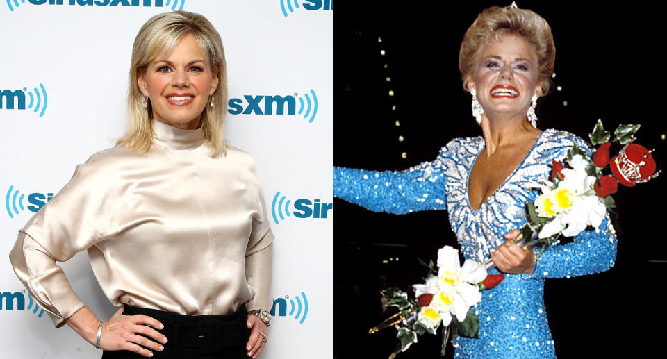 Gretchen Carlson today, left, and as Miss America in 1989. (Photo: Getty Images)