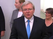 <p>Kevin Rudd announces he will not contest the Labor leadership.</p>