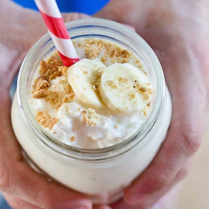 Whipped Banana Cream Cheesecake Shake