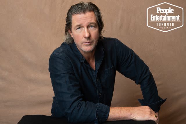 <p>Ben Trivett/Shutterstock</p> Edward Burns (MILLERS IN MARRIAGE) photographed in the PEOPLE, EW and Shutterstock Toronto International Film Festival 2024 Portrait Studio on September 8, 2024 in Toronto, Ontario, Canada.