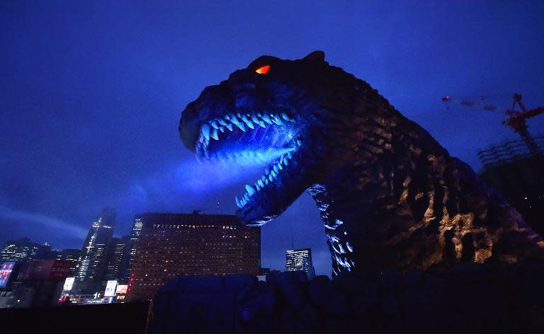 Fictional city-wrecking monster Godzilla has been granted special residency in Tokyo's Shinjuku ward, as a newly-installed model of the lizard's huge head proves a pull to visitors