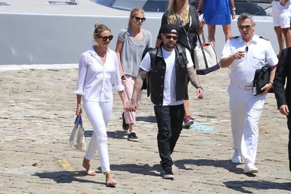 Cameron Diaz and Benji Madden enjoy Mediterranean yacht holiday